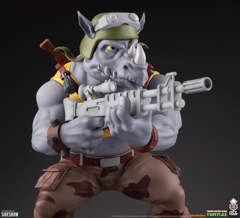 Teenage Mutant Ninja Turtles Rocksteady 1/4 Scale Collector Edition Statue Gallery Image 10