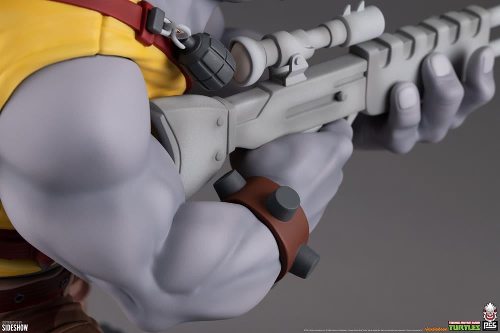 Teenage Mutant Ninja Turtles Rocksteady 1/4 Scale Collector Edition Statue Gallery Image 13
