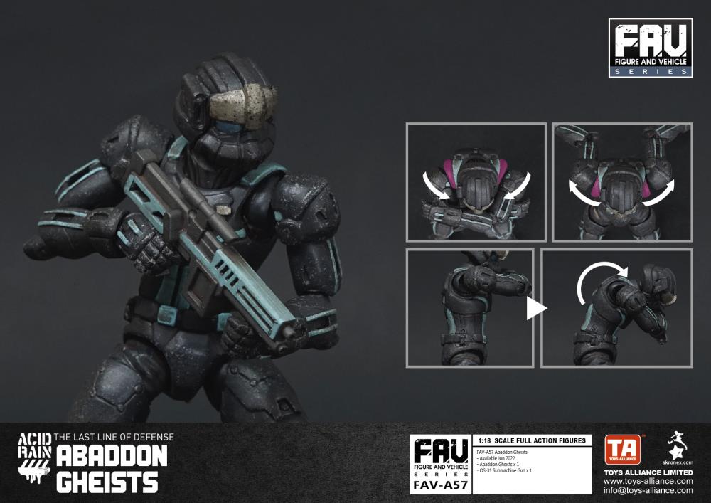 Acid Rain FAV-A57 Abaddon Gheists Action Figure Gallery Image 4