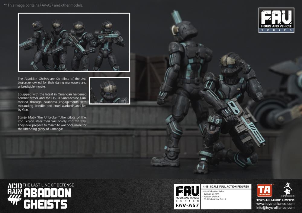 Acid Rain FAV-A57 Abaddon Gheists Action Figure Gallery Image 6
