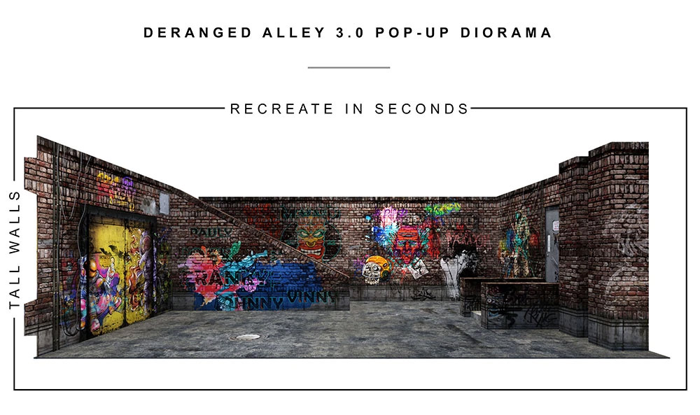 Deranged Alley (3.0) 1/12 Scale Pop-Up Diorama Gallery Image 4