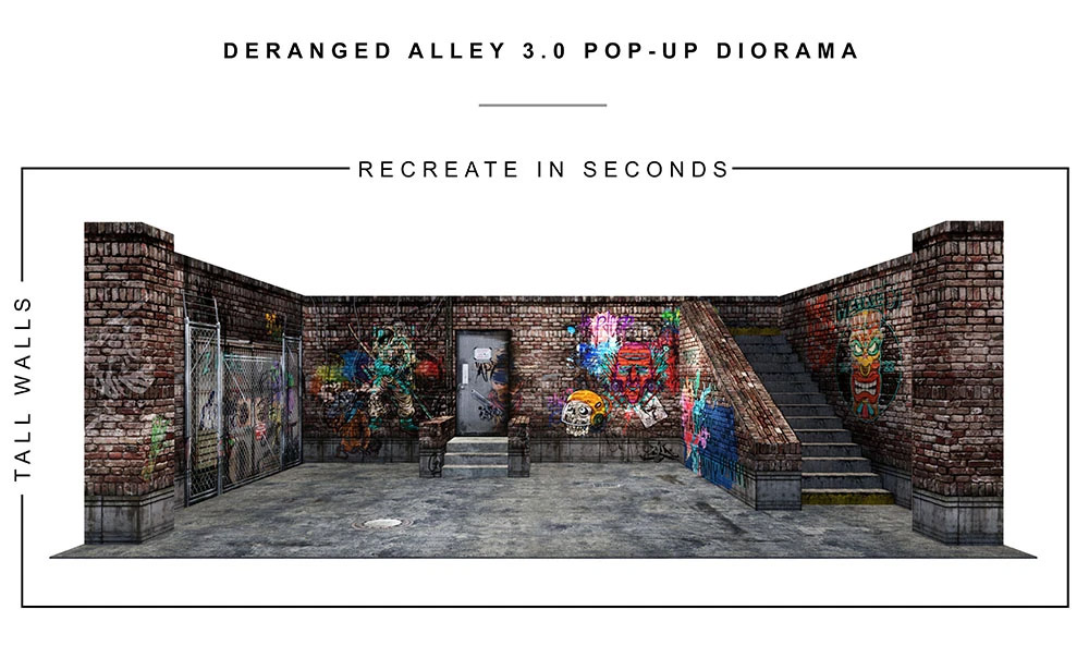 Deranged Alley (3.0) 1/12 Scale Pop-Up Diorama Gallery Image 7
