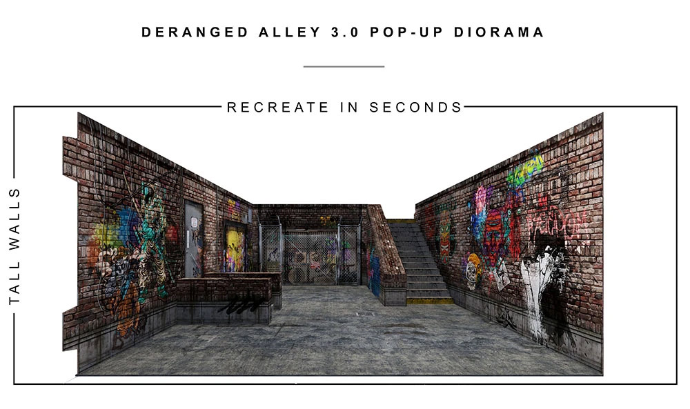 Deranged Alley (3.0) 1/12 Scale Pop-Up Diorama Gallery Image 6