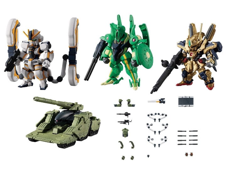 Mobile Suit Gundam FW Gundam Converge #Plus03 Box of 5 Figures & Accessories Gallery Image 1