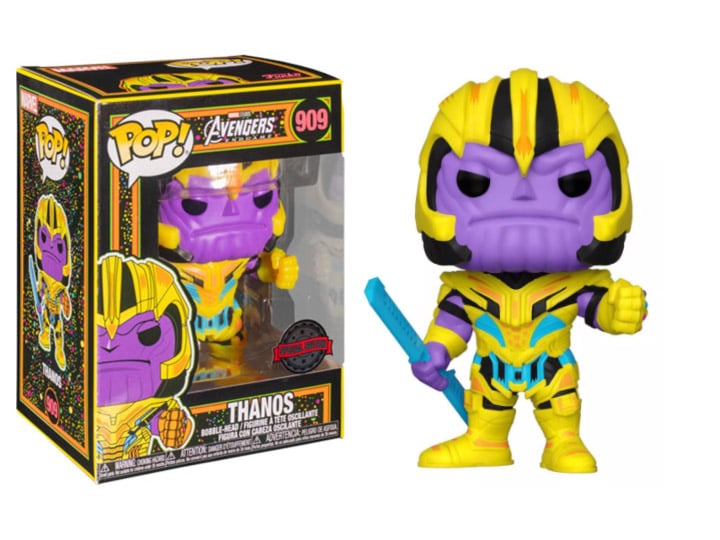 Pop! Marvel: Avengers: Endgame - Thanos (Blacklight) Exclusive Gallery Image 1