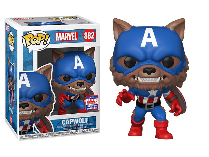 Pop! Marvel: Capwolf Exclusive Gallery Image 1