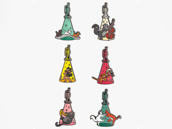 The Aristocats Trumpet Random Blind Box Pin Gallery Image 1