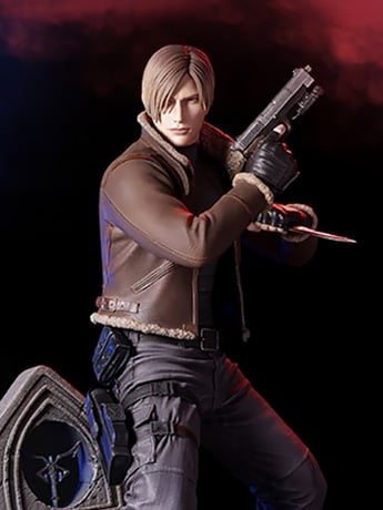 Resident Evil 4 Leon Kennedy Statue