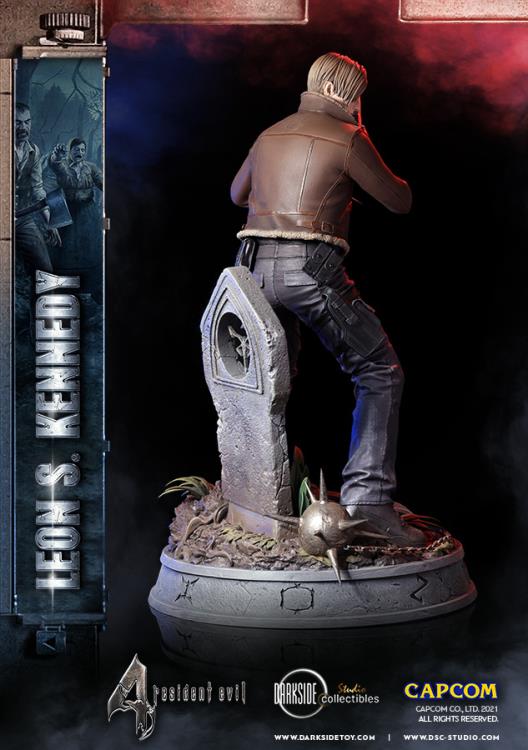 Resident Evil 4 Leon Kennedy Statue Gallery Image 5