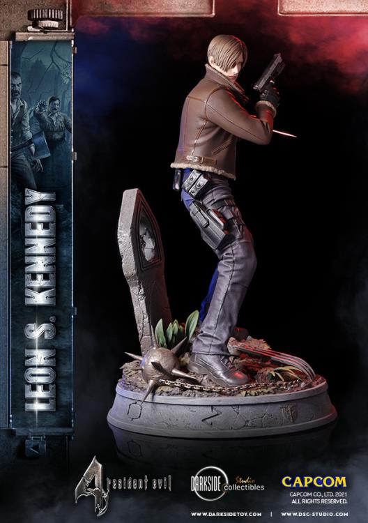 Resident Evil 4 Leon Kennedy Statue Gallery Image 4