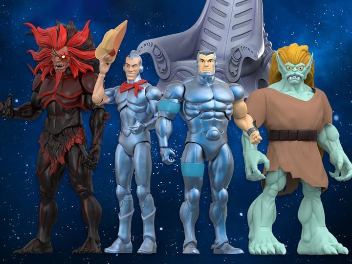 SilverHawks ULTIMATES! Wave 2 Set of 4 Action Figures and Throne Gallery Image 1