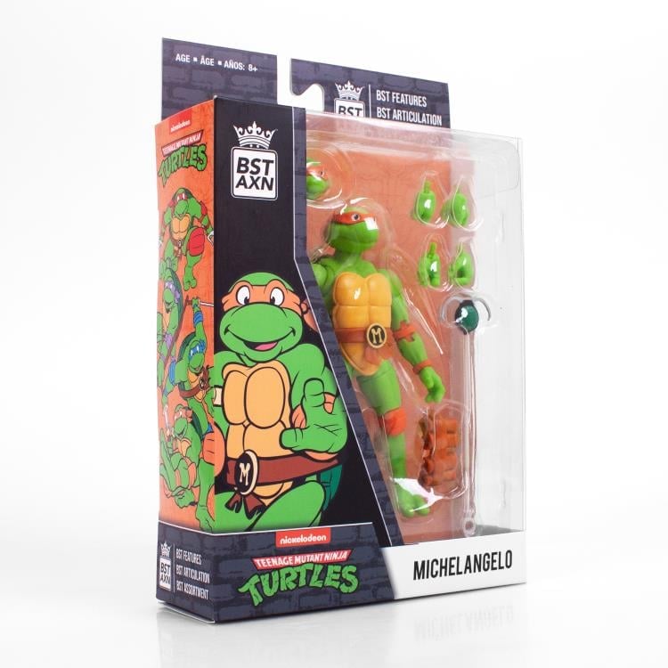 Teenage Mutant Ninja Turtles BST AXN Michelangelo Action Figure Gallery Image 4
