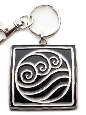 Avatar: The Last Airbender Water Symbol Keychain Gallery Image 2