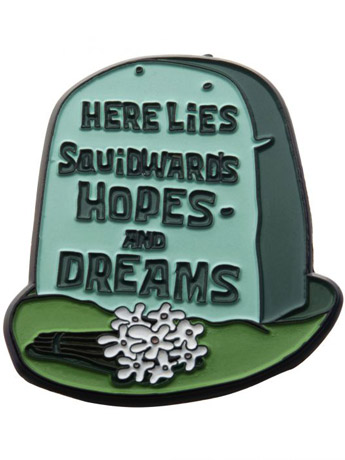 SpongeBob SquarePants Squidward's Hopes & Dreams Enamel Pin Gallery Image 2