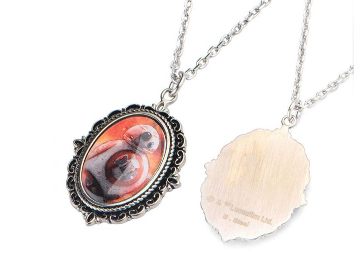Star Wars: The Force Awakens BB-8 Cameo Pendant Necklace Gallery Image 1