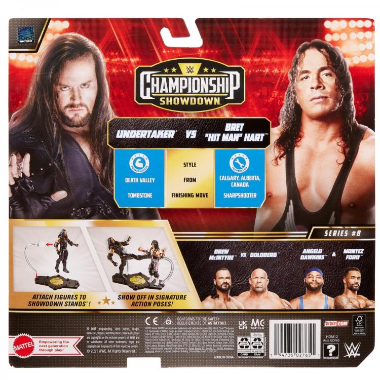WWE Championship Showdown Series 8 Bret Hart vs. Undertaker Two-Pack Gallery Image 10