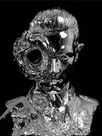 Terminator 2: Judgement Day T-1000 (Liquid Metal) Limited Edition Art Mask Gallery Image 2