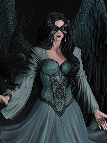 Anne Stokes Collection: Raven 1/6 Scale Limited Edition Statue Gallery Image 2