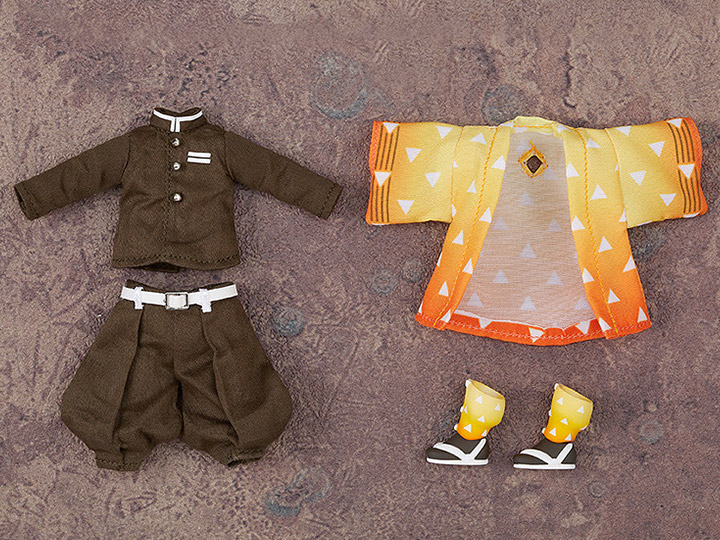 Demon Slayer: Kimetsu no Yaiba Nendoroid Doll Zenitsu Agatsuma Outfit Set Gallery Image 1