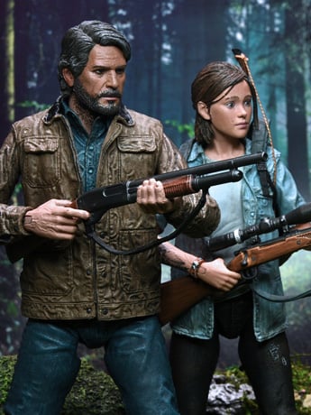NECA Action Figure Joel E Ellie Da The Last Of Us 2 - Set Da 18 Cm - Multicolore
