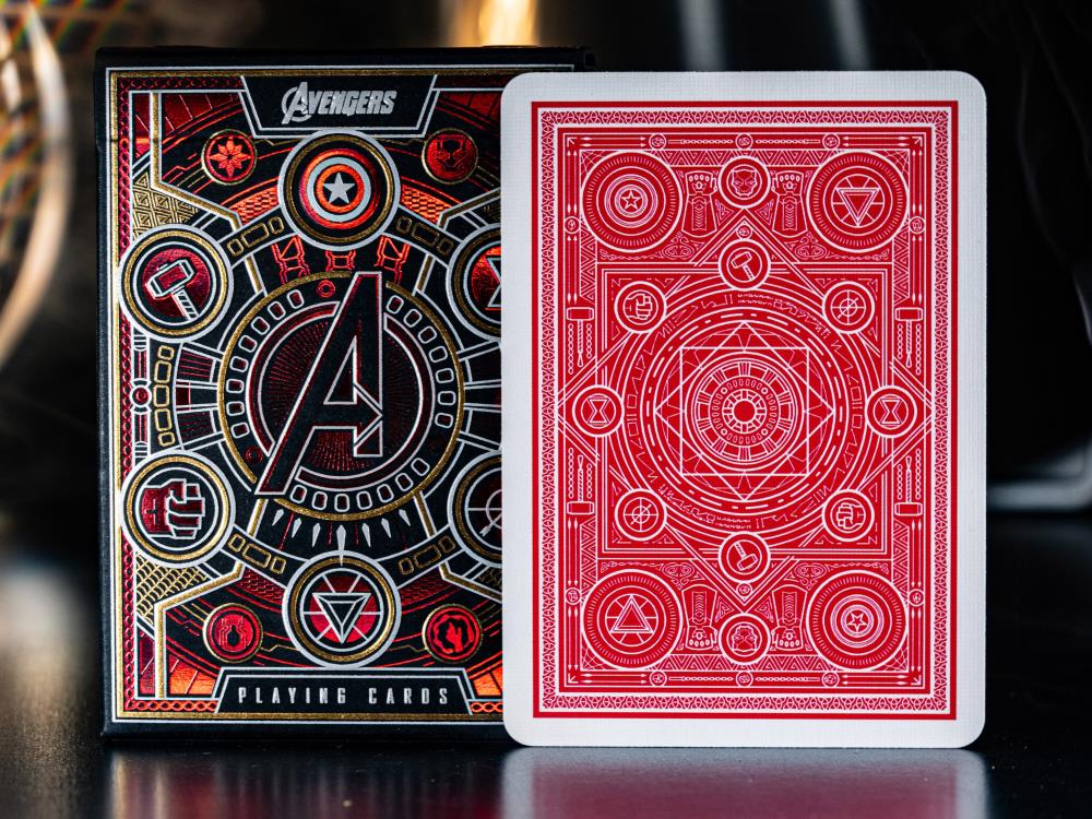 Avengers (Red Edition) Playing Cards Gallery Image 3