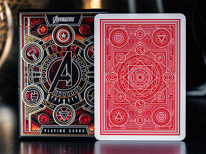 Avengers (Red Edition) Playing Cards Gallery Image 1