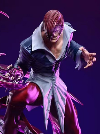 The King of Fighters Orochi Iori Limited Edition 1/4 Scale Statue Gallery Image 2