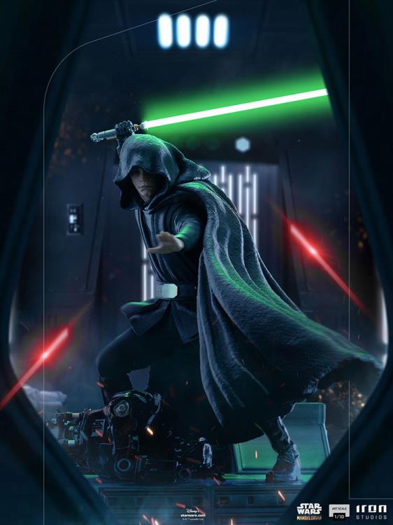 The Mandalorian Luke Skywalker (Combat Ver.) 1/10 Art Scale Limited Edition Statue Gallery Image 3