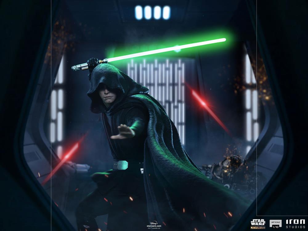 The Mandalorian Luke Skywalker (Combat Ver.) 1/10 Art Scale Limited Edition Statue Gallery Image 4