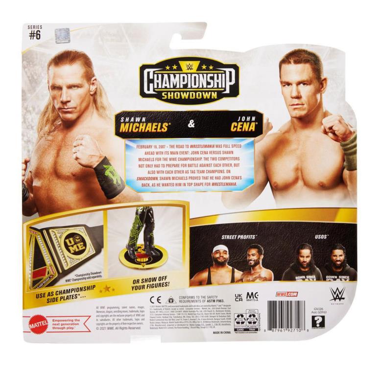 WWE Championship Showdown Series 6 Set of 3 Two-Packs Gallery Image 21