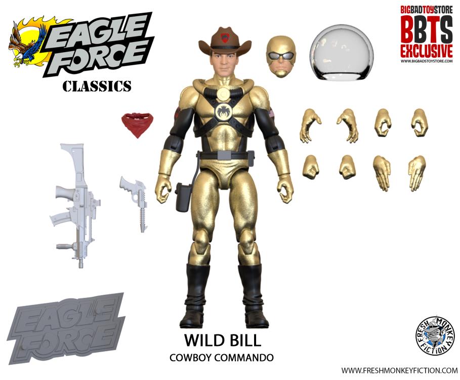 Eagle Force 4" Wild Bill BBTS Exclusive Figure Gallery Image 4