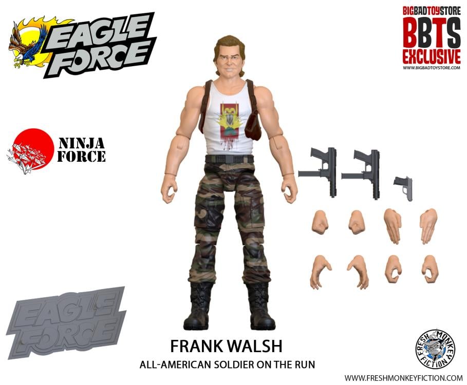 Eagle Force 4" Frank Walsh BBTS Exclusive Figure Gallery Image 4