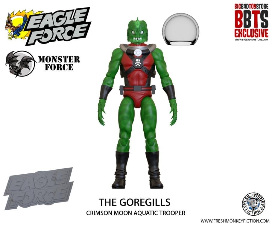 Eagle Force The Goregills 1/18 Scale BBTS Exclusive Action Figure Gallery Image 5