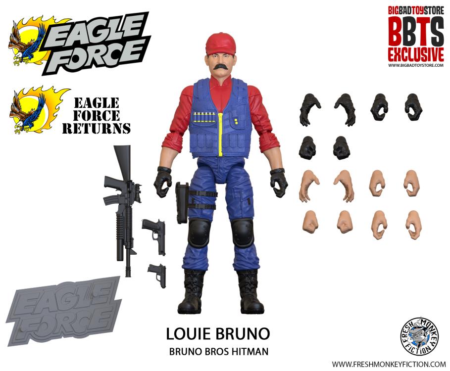 Eagle Force 4" Louie Bruno BBTS Exclusive Figure Gallery Image 4