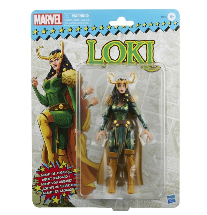 Marvel Legends Retro Collection Loki Agent of Asgard Action Figure Gallery Image 7