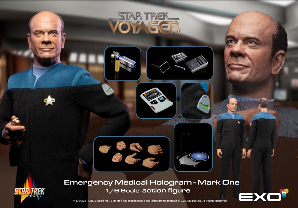 Star Trek: Voyager The Doctor (Emergency Medical Hologram) 1/6 Scale Figure Gallery Image 10