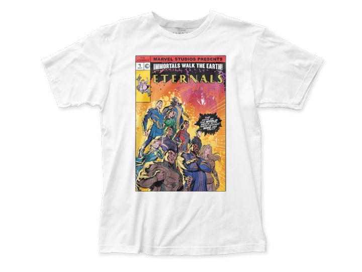 Eternals Comic Cover Who Are They? T-Shirt Gallery Image 1