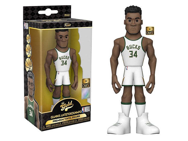NBA: Bucks Gold Giannis Antetokounmpo 5-Inch Premium Vinyl Figure (Chase) Gallery Image 1