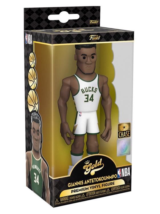NBA: Bucks Gold Giannis Antetokounmpo 5-Inch Premium Vinyl Figure (Chase) Gallery Image 4
