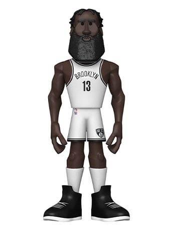 NBA: Nets Gold James Harden 5-Inch Premium Vinyl Figure Gallery Image 2