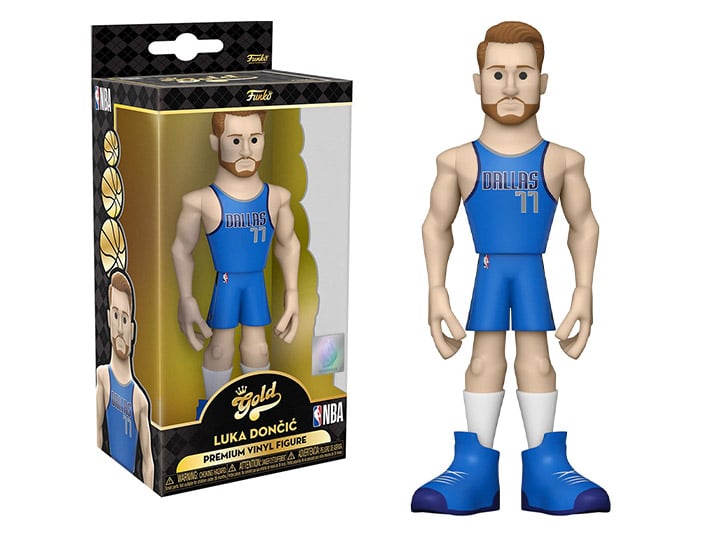 NBA: Mavericks Gold Luka Doncic 5-Inch Premium Vinyl Figure Gallery Image 1