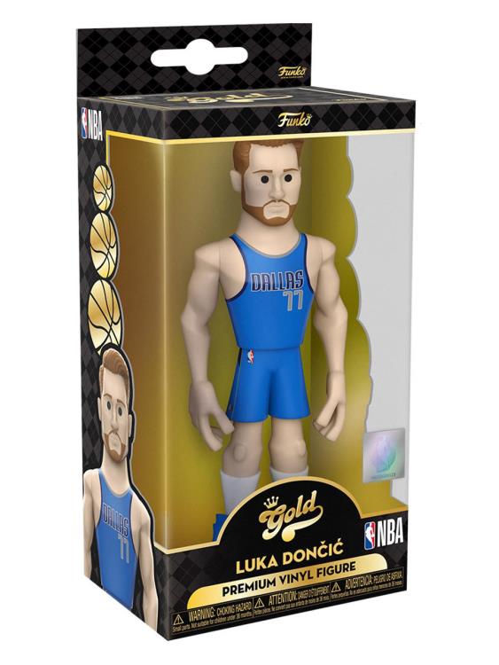 NBA: Mavericks Gold Luka Doncic 5-Inch Premium Vinyl Figure Gallery Image 4