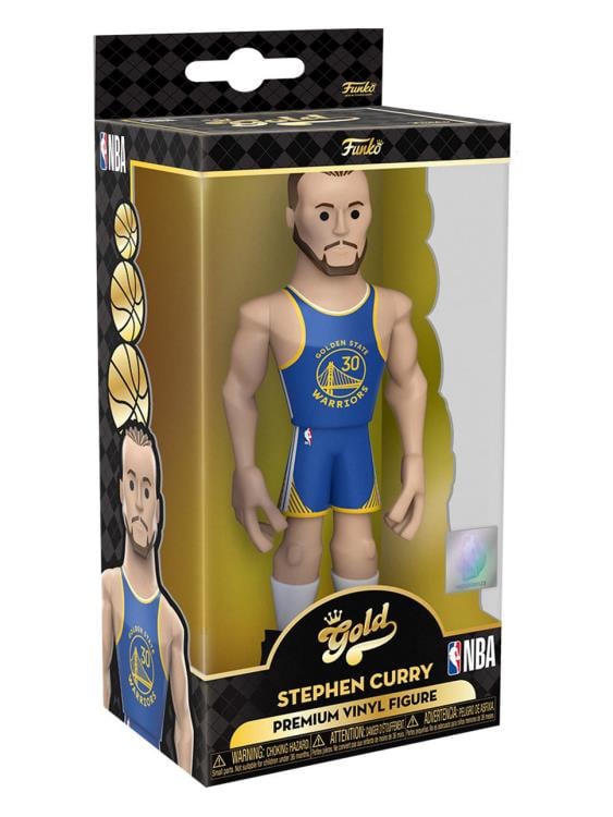 NBA: Warriors Gold Stephen Curry 5-Inch Premium Vinyl Figure Gallery Image 4