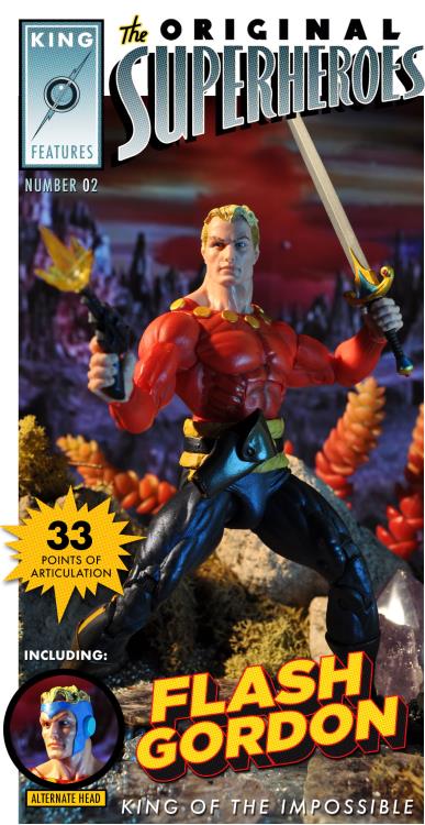 King Features The Original Superheroes Series 1 Set of 3 Figures Gallery Image 17