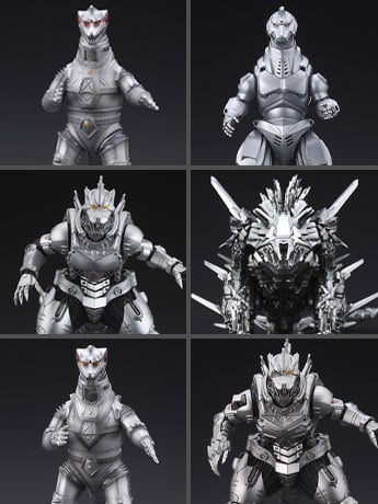 Godzilla Hyper Modeling Series Mechagodzilla Box of 6 Figures Gallery Image 2