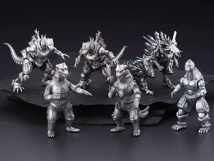 Godzilla Hyper Modeling Series Mechagodzilla Box of 6 Figures Gallery Image 1