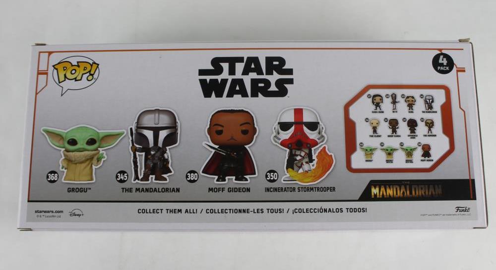 Pop! Star Wars: The Mandalorian Exclusive Four-Pack (Glow-in-the-Dark) Gallery Image 3