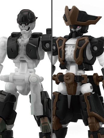 Number 57 Armored Puppet Pirate Mr.J 1/24 Scale Model Kit Set Gallery Image 2
