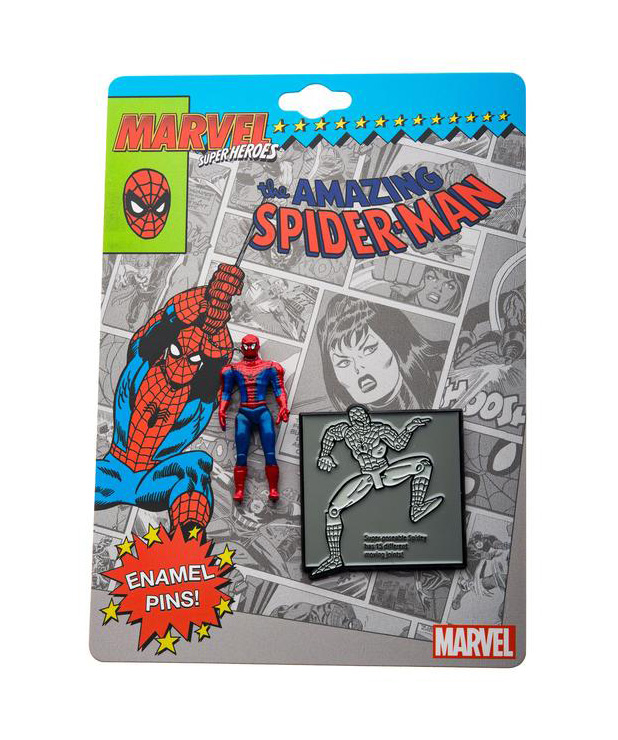Marvel 80th Anniversary Spider-Man Enamel Pin Set Gallery Image 4