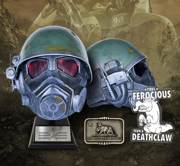 Fallout NCR Veteran Ranger Wearable Helmet Limited Edition Replica Bundle Gallery Image 3